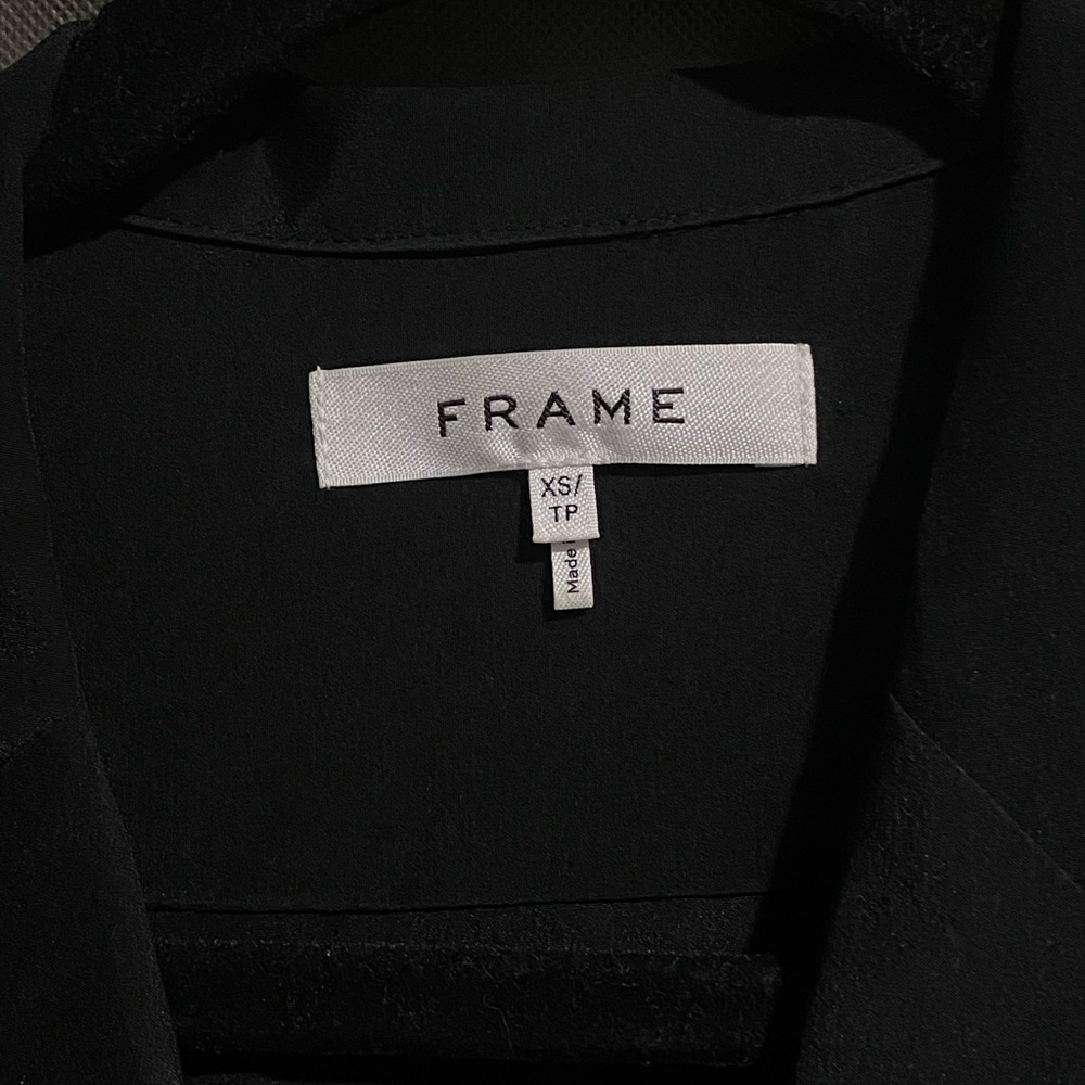 Frame Black Casual Button‎ Down Shirt - Picture 5 of 6
